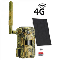 Caméra de chasse 4g connectée au téléphone avec alertes sms/mms