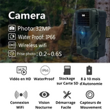 caméra de chasse wifi caractéristiques 